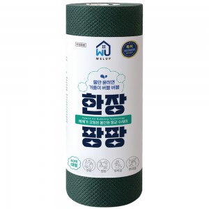 1장씩 뜯어 쓰는 1회용 수세미 1장 팡팡(60매 / 1롤)