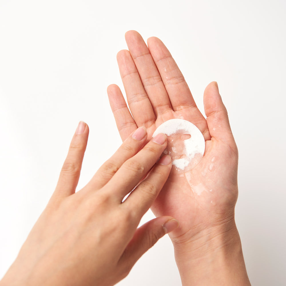 고체 타입 클렌징 POP(민감성용, 약산성 PH5.5 / 10매 / 1팩)