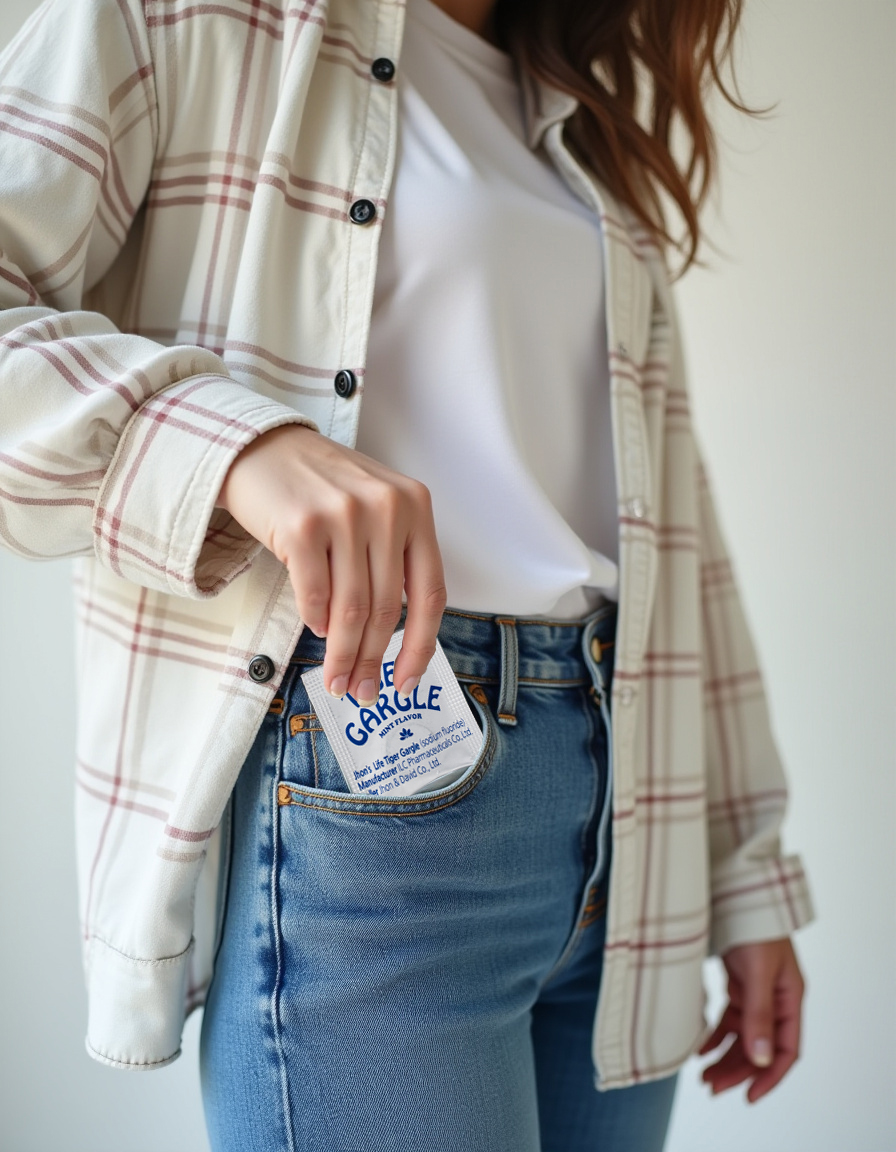 타이거가글 세트(민트/ 10팩 (18정 / 1팩)